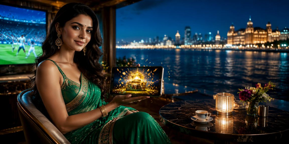 Exciting cricket betting scene in India with traditional attire